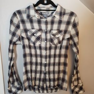 Snap button down shirt